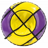 Тюбинг Hubster Спорт желтый-фиолетовый